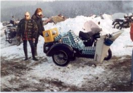 This sidecar is a great 
beer-transporter