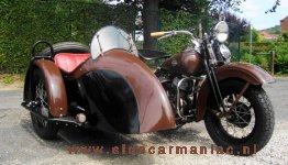Harley with Geko sidecar Harley with Geko sidecar