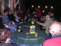 De meeste rijders pakten een overnachting in hotel Ter Poorten voordat de tour van start ging.